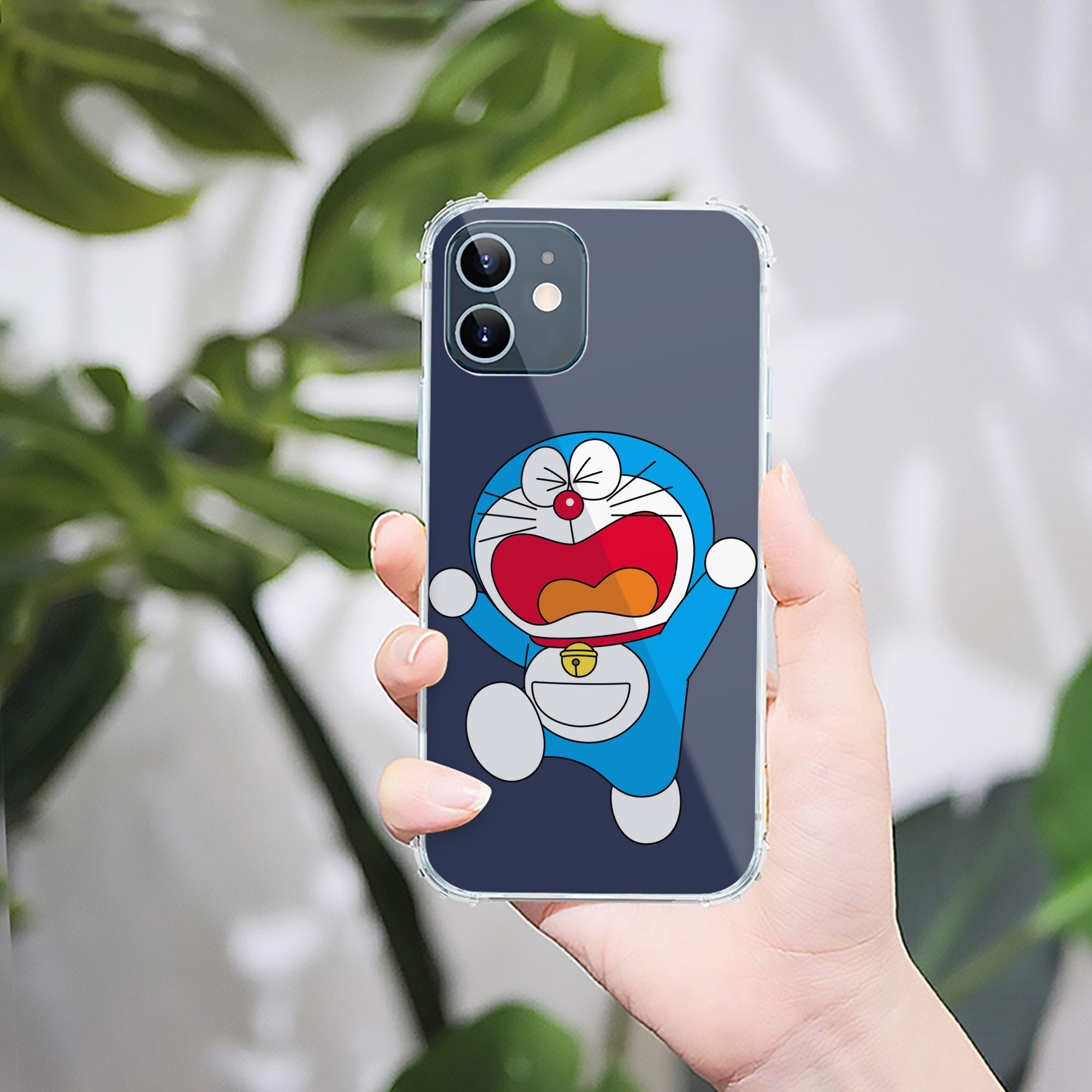 （画像用） ドラえもん Doraemon 【iPhone 12シリーズ対応】透明スマホケース（クリアソフトケース）